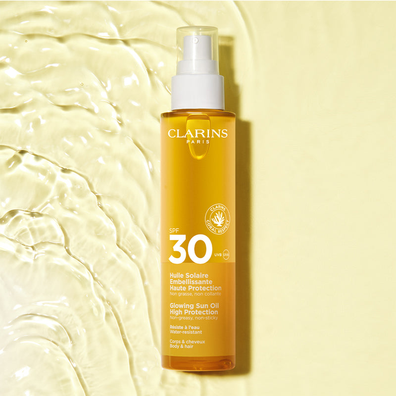 Huile Solaire Embellissante Haute Protection SPF30