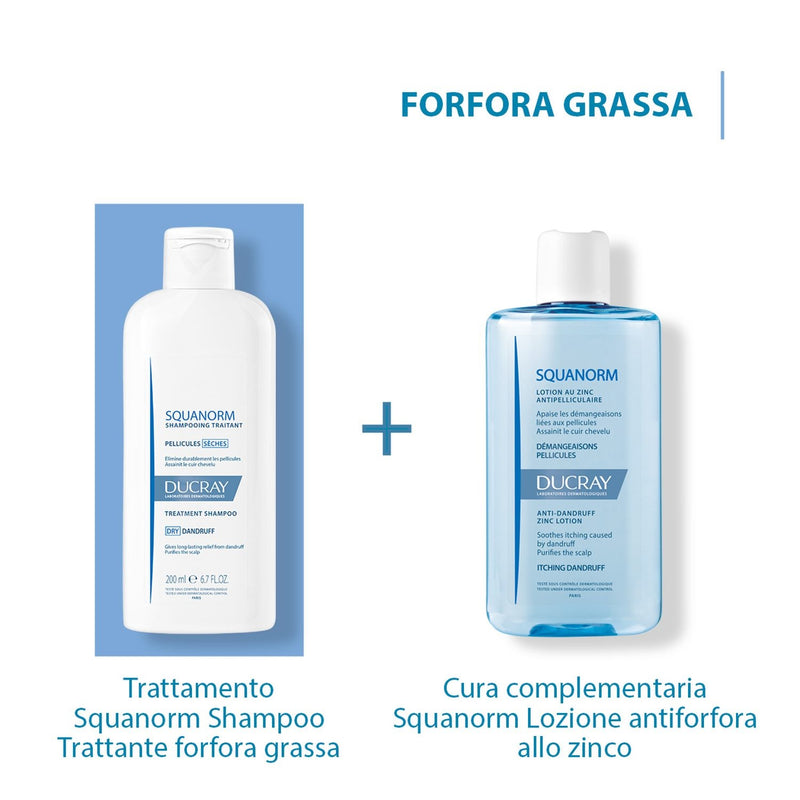 Squanorm Shampoo Forfora Grassa Ducray 