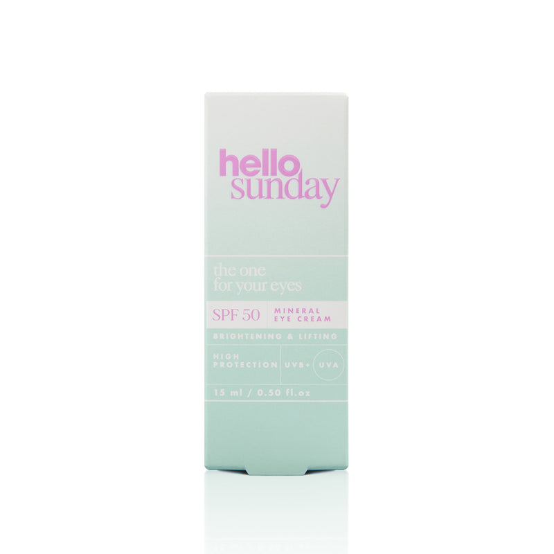 The One For Your Eyes - Mineral Eye Cream SPF50 Hello Sunday 
