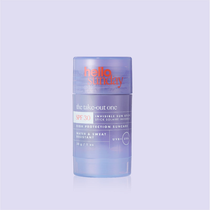 The Take-Out One - Invisible Sun Stick SPF30 Hello Sunday 