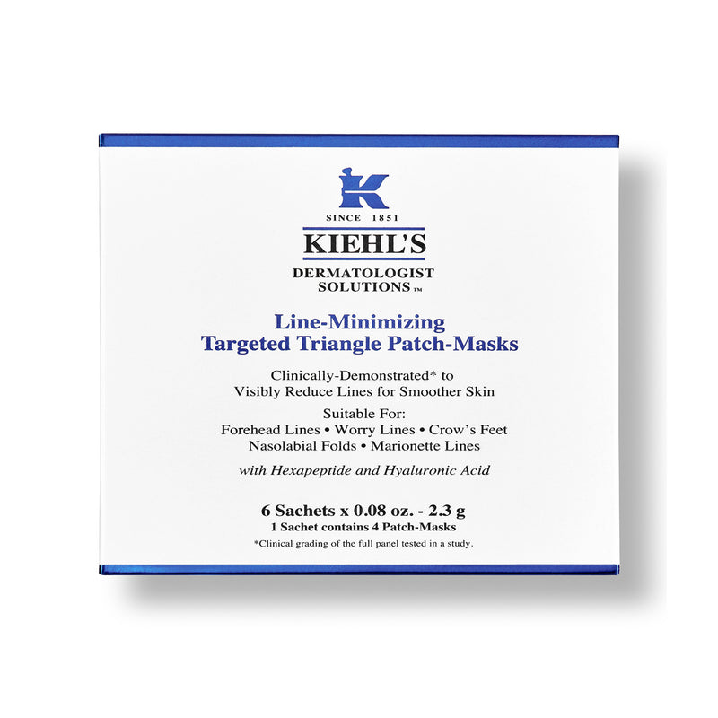 Dermatologist Solutions Line-Minimizing Targeted Triangle Patch-Masks KIEHL'S 