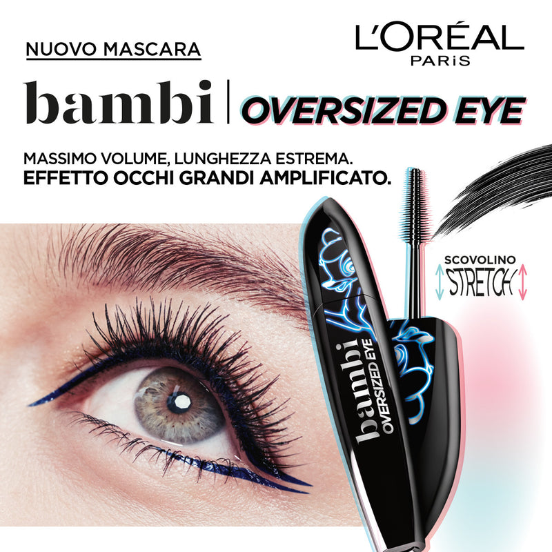 Mascara Ciglia Finte Bambi Eye Oversized L'Or&eacute;al Paris 
