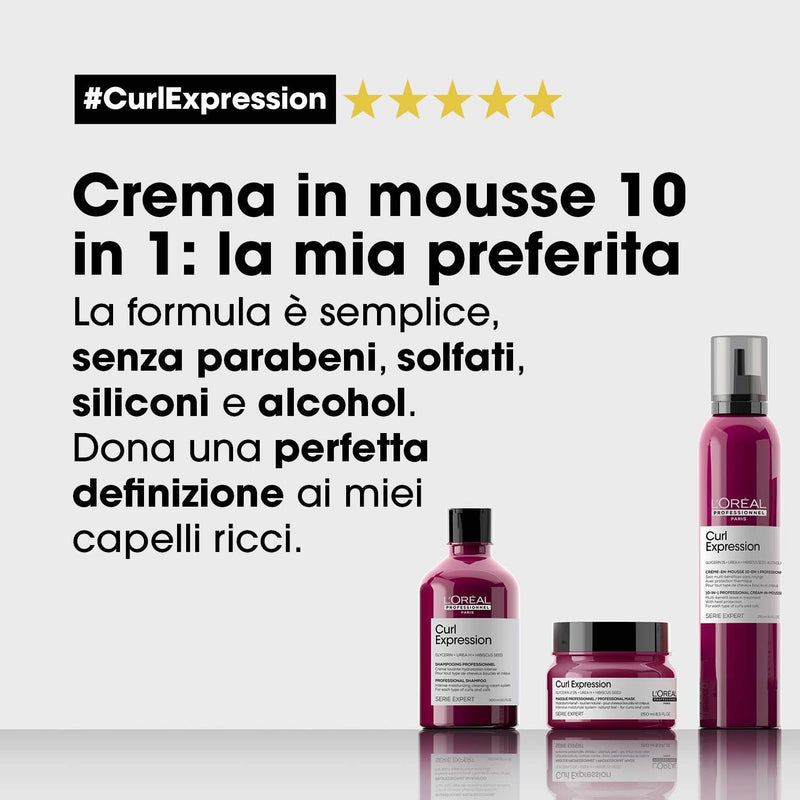 Curl Expression Cream-In-Mousse L'Or&eacute;al Professionnel 