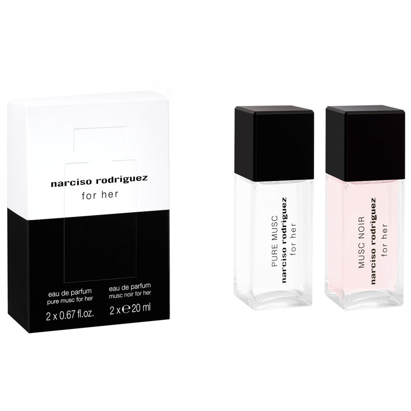Duo for her PURE MUSC + for her MUSC NOIR Narciso Rodriguez 