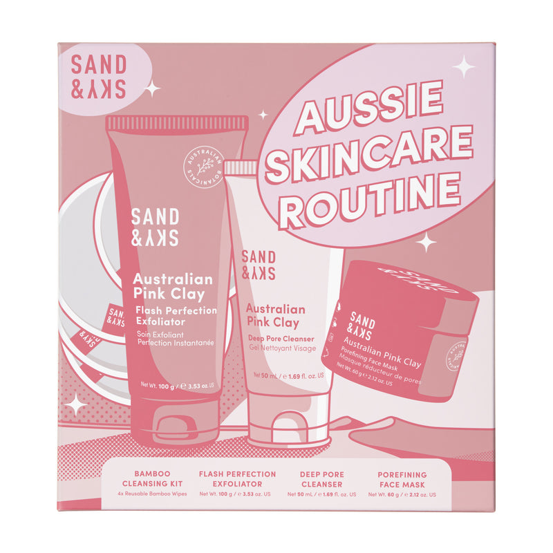 Aussie Skincare Routine SAND &amp; SKY 