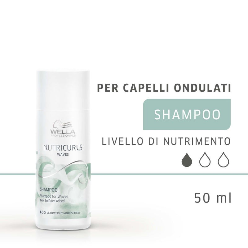 Nutricurls Shampoo Capelli Ondulati Wella Professionals 